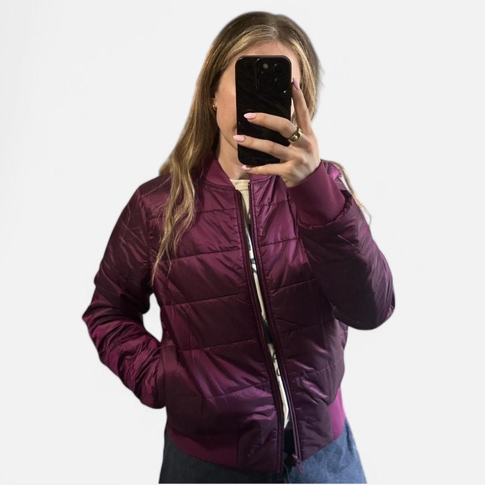 Women's Purple Quilted Jacket